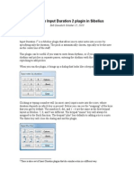 Input Duration 2 Sibelius