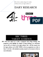 BBC Three Channel 4 Target Audience