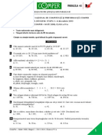 Subiect Si Barem Matematica EtapaI ClasaIV 13-14 PDF