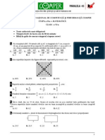 Subiect Si Barem Matematica EtapaII ClasaVI 10-11 PDF