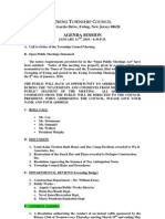 2010 Council Agenda Session