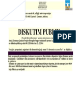 Diskutim - Publik - Projekt-Rregullorja-Per-Tatim-Mbi-Pronen - 2015 Komuna Junik