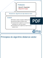 Aula - 005 - Roteamento - Algoritmos Do Tipo Distance Vetor PDF