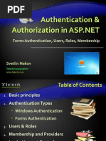 ASP - Net Authentication and Authorization