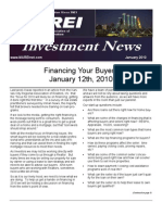 Investment News - January 2010, Mid-America Association of Real Estate Investors 