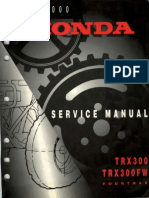 [1995-2000]Honda TRX300 TRX300FW Fourtrax Service Repair Manual