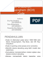 Bose Chaudhuri Hocquenghem (BCH) Code