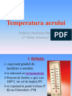 Temperatura Aerului