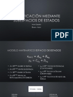 Identificación Mediante Subespacio de Estados