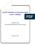 ELE539A: Optimization of Communication Systems Lecture 7: Scheduling