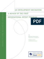 Clean Development Mechanism Review of First International Offset Program