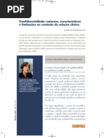 (3)Confidencialidade Natureza, Características