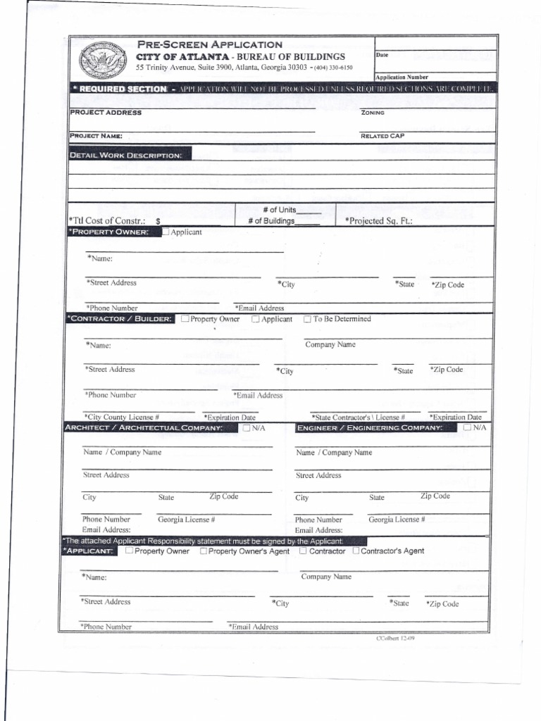 Atlanta Demolition Permit Application Guide | PDF | License | Licensure
