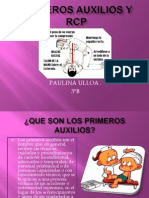 Primeros Auxilios y RCP Paulina Ulloa