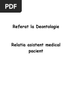 Relatia Asistent Medical Pacient