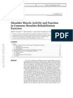 Shoulder Muscle Activity and Function in Common Shoulder Rehabilitation Exercises