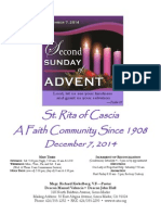St. Rita Parish Bulletin 12/7/2014