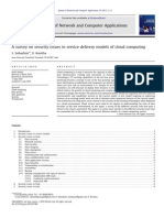 2011 - A Survey On Security Issues in Service Delivery Models of Cloud Computing