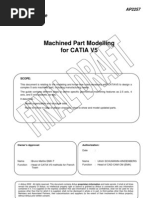AIRBUS Machined Part Modelling for CATIA