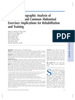 An Electromyographic Analysis of Commercial and Common Abdominal Exercises: Implications For Rehabilitation and Training