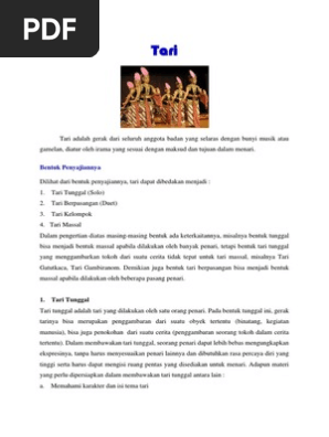 Unsur Fungsi Gerak Dasar Tari Pdf