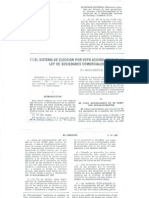 Art. 263 - El Sistema de Eleccion de Directores de SA Por Voto Acumulativo PDF