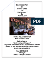 Cafe Paradiso Sample Business Plan