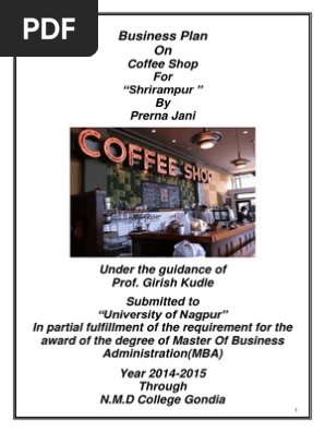 Cafe Paradiso Sample Business Plan