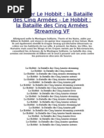 Download Le Hobbit 3 La Bataille Des Cinq Armes Streaming VF by lehobbit3vf SN249668658 doc pdf