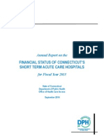 Financial Status of Connecticut's Short Term Acute Care Hospitals