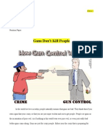 Position Paper Guns Dont Kill People Final Draft