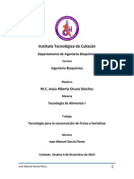 Tecnología de Conservación de Productos Hortofrutícolas