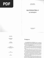 Matematika 1 Za Inzenjere - Knjiga Prof. DR S. Radenovica | PDF