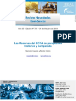 Las Reservas Del BCRA en Perspectiva Histórica