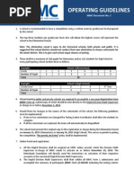 Operating Guidelines: I. School Level