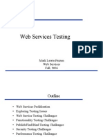 Web Services Testing Challenges