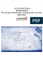 Matematika Erettsegi Feladatok 2003-2013 Kozepszint PDF