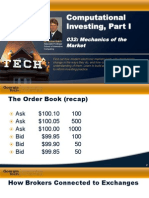 Computational Investing, Part I: 032: Mechanics of The Market