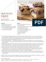 Tupperware GÂTEAU STREUSEL AUX PETITS FRUITS