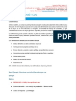 Dieta Para Paciente Diabetico.