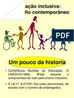 Educação Inclusiva Um Desafio Contemporaneo