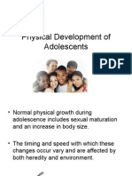 Physical Development of Adolescents