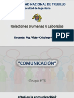 La Comunicación - Relaciones Humanas y Laborales