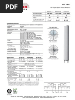 65° Triple Band Panel Antenna