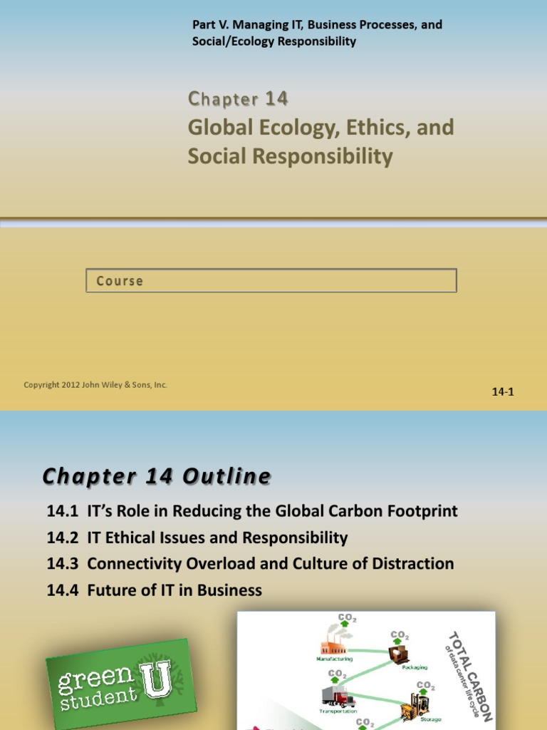 CH 14 | PDF | Low Carbon Economy | Sustainability