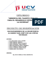 Fortalecer participación vecinal contra delincuencia barrio San José