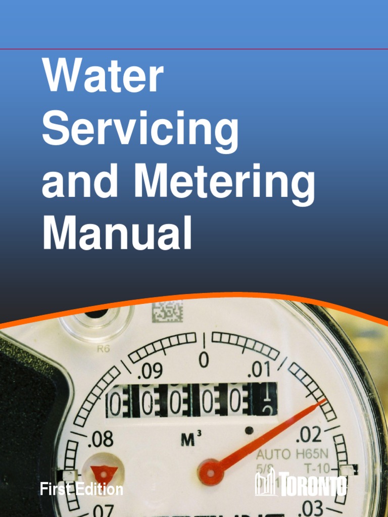 Water Servicing & Metering Manual | PDF | Plumbing | Flow Measurement