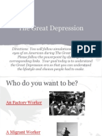 Of Mice and Men Great Depression Simulation