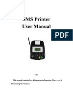 Gt5000s-Sms Printer User Manual - Universal v1.0)