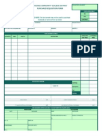 Purchase Requisition Form